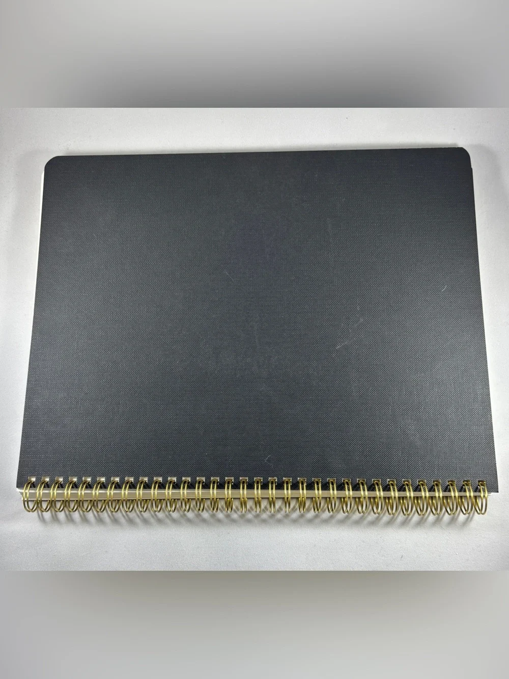 Michael Hyatt Full Focus Planner Spiral Notebook — Black Linen with Gold Coil